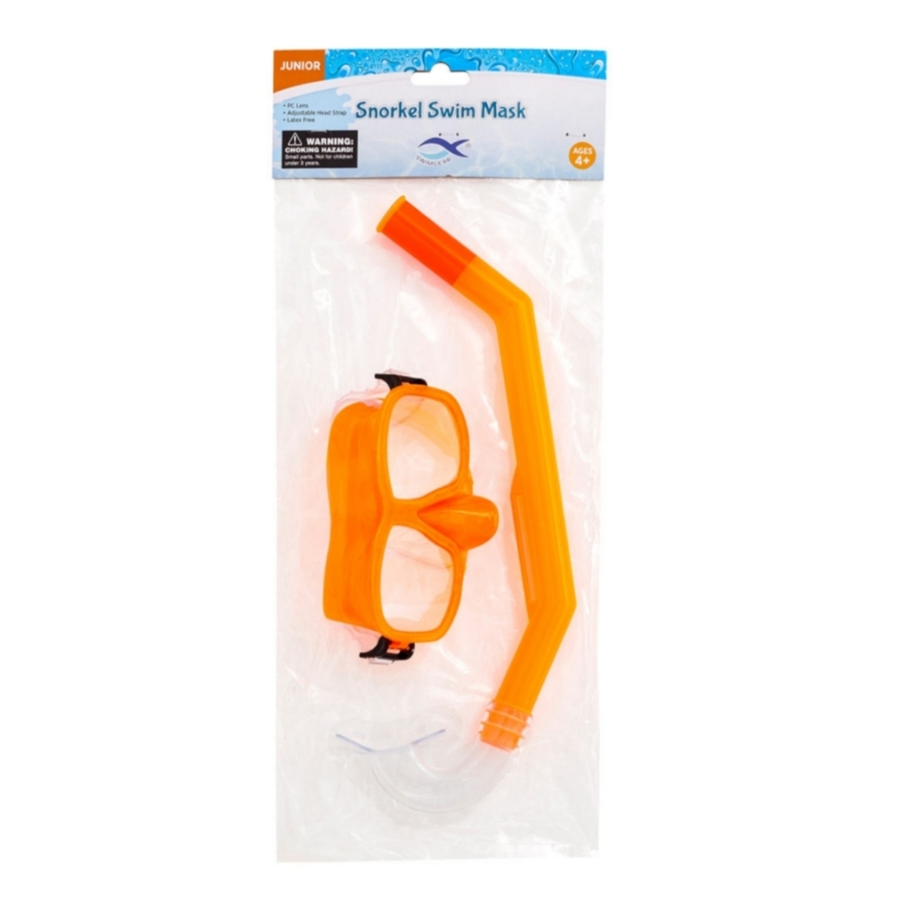 *5/$20* NEW Swimgear Junior Snorkel Swim Mask Set Orange